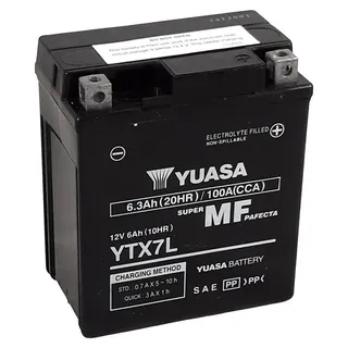 YUASA YTZ7L FA 6,3 Ah 100 A
