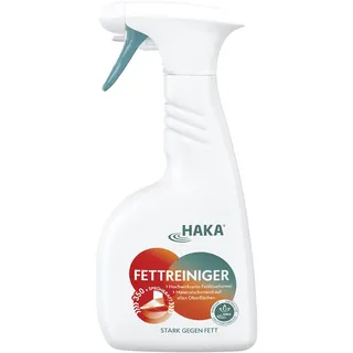 HAKA Fettreiniger Spray, 500 ml, Fettlöser für Küche, gegen Eingebranntes & Fett, ideal für Grill, Backofen & Dunstabzugshaube, vegan, materialschonend, ohne aggressive Chemie