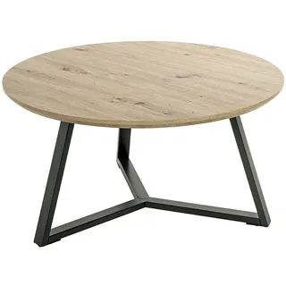 Haku-Möbel Couchtisch Bergen Eiche hell 80 x 80 x 42 cm