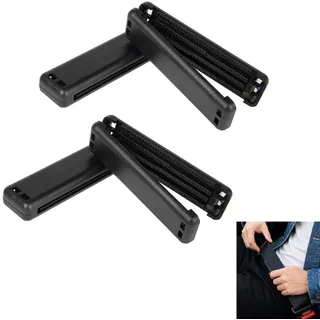 QLK 4 Paare Sicherheitsgurt Clip für Alle Kraftfahrzeuge Gurthalter Auto Hals für Alle Personengruppen Gurthalter Sicherheitsgurtversteller Kompakt und Praktisch Gurtstopper Sicherheitsgurt Stopper
