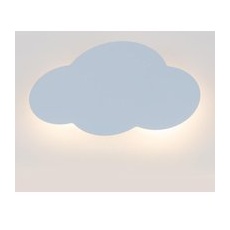 famlights | Wandleuchte Wolke in Hellblau G9 2-flammig