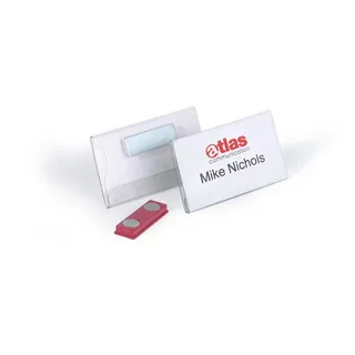 Durable Namensschild 40x75 mm mit Magnet 25 St.