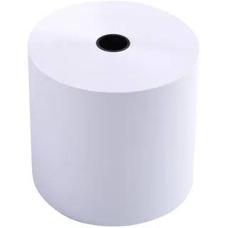Exacompta 7680120V 10er Pack Kassenrollen, 1-lagig Offset(holzfrei) standard, Breite: 76mm, Länge 54m Durchmesser Kern 12mm, 60g/m2, extra-weiß für Kassen Kassenrolle