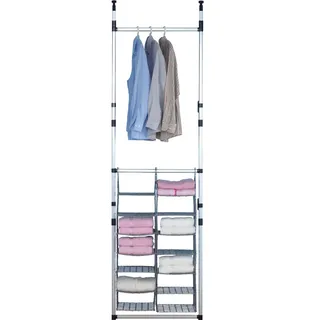 RUCO Teleskopregal 70 x 30 x 250 cm Schwarz