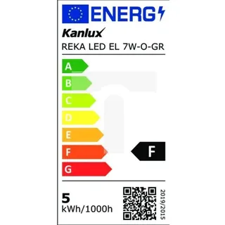 REKA LED Fassadenleuchte EL 7W-O-GR 380lm 4000K 28991