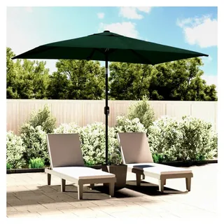 Sonnenschirm 200 x 300 cm Grün Rechteckig, 6,3 kg - Grün