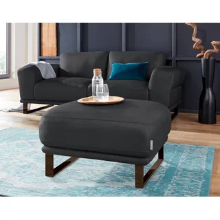 W.Schillig Hocker montanaa mit Metallkufen 71 x 42 x 71 cm Schwarz