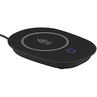 PEARL Kaffeewärmer: USB-Tassenwärmer mit Automatik- und Warmhalte-Funktion mit 55 °C (Warmhalteplatte, USB Kaffeewärmer, Kfz)