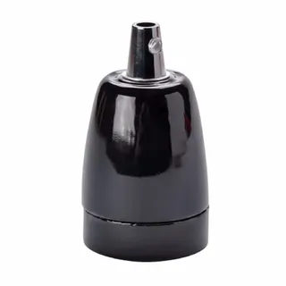 ORION LIGHTSTYLE Keramikfassung E27 Lampenfassung Schwarz