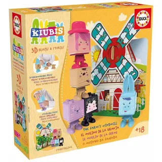 Educa Der Bauernhof Mühle (5 Zeichen) Die Kiubis - Multicolor - One Size