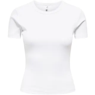Only Onlval S/S O-Neck Top Weiß XS
