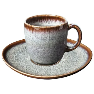 Villeroy & Boch Kaffeetasse mit Untertasse 0,19 l Beige