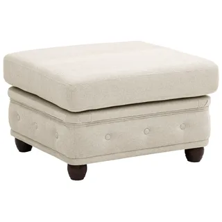 Home affaire Polsterhocker »New Castle«, passend zur "New Castle"-Serie, B/T/H: 75/70/45 cm, beige