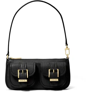Michael Kors für Damen. 32S5GZCU1L Zoe kleine schwarze Tasche (OSFA), Lässig, Leder