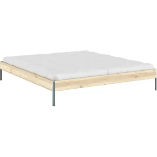 Karup Design »CORE BED Bodenbett, Holzrahmen, Futonbett, Jugendbett, Holzbett« Massivholzbett mit Lattenrost, Kiefer massiv, Doppelbett ohne Kopfteil