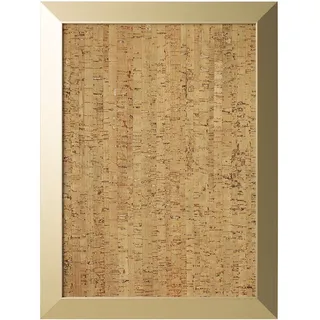 Bi-Office, Memoboard Kamashi, Dekorativer Kork, Gold MDF-Rahmen, 90x60cm