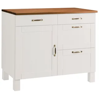 Home Affaire Unterschrank Alby 100 x 60 x 85 cm Weiß
