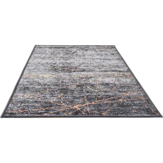 Gino Falcone "Orelia 103", rechteckig 7 mm Höhe Kurzflor, modernes Design, mit leichtem Glanz, Wohnzimmer,