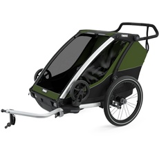 Bild Kinderanhänger Chariot Cab 2 aluminium/cypress green 2021