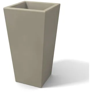 VASO RESINA ALTO QUADRATO ALTEZZA 90 CM REDDO INTERNO ED ESTERNI MADE IN ITALY