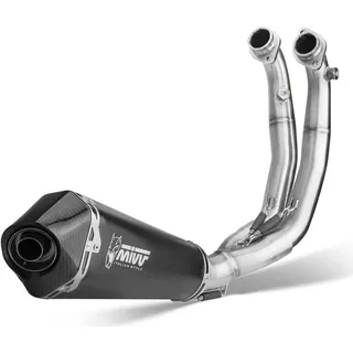 MIVV Delta Race Aprilia Rs 660 2020-24/tuono 660 2021-23 A.014.ldrb Homologiertes Vollliniensystem - Black - Homologated