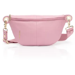 Mandarina Duck Mellow Leather Bum Bag Lilac Rose