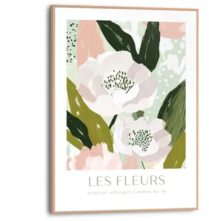 Poster REINDERS "Blumen", rosa (farbe bild(er): rosa), B:30cm H:40cm T:1,6cm, Bilder, Poster, Küche - Rosa - MDF - Blumen und Pflanzen - 30x40 cm