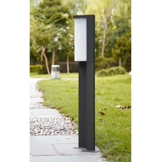 Trio LED-Sockelleuchte Suez Anthrazit