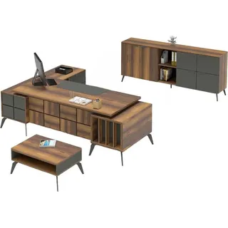 Aktenschrank Schrank Office Büroschrank Sideboard Schränke Ablagekommode - Braun