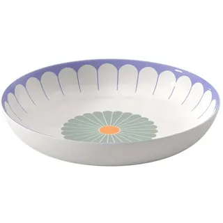 Villeroy & Boch Fleur couleur Salatschüssel groß mehrfarbig, Spülmaschinenfest, Mikrowellensicher, Schüssel für Salat, Pasta und Obst, Große Schüssel, Servierschüssel groß, Schale, Premium Porzellan