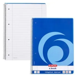 Herlitz Collegeblock x.book A4 Kein Einband)