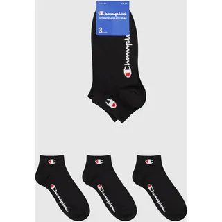 Champion Socken 3er Pack Schwarz 35-38