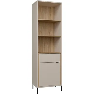 Forte Seravel Vitrine 59,4 x 199,2 x 41,5 cm Kaschmir Beige/Mauvella Eiche