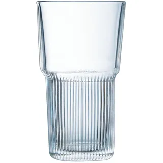 Arcoroc, Trinkgläser, Starline, 46 cl, 6er Set | Stoßfestes gehärtetes Glas, Wassergläser für Saft, Cola und Longdrinks, spülmaschinenfest, dauerhafter Glanz