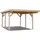 Karl Einzel-Carport 360 x 512 cm naturbelassen