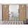 Schwebetürenschrank OTELI 323 x 214 x 68 cm Beige/Braun