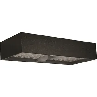 Solar LED Wandleuchte Thebe schwarz
