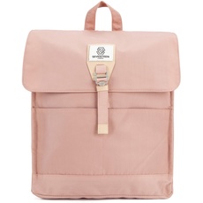 SEVENTEEN LONDON – Moderne und stilvolle ‘Ilford’ Büchertasche in rosa mit einem dünnen gefalteten Design – perfekt für 13-Zoll-Laptops