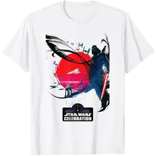 Star Wars Celebration Japan 2025 Logo & Darth Vader Key Art T-Shirt, Herren, Weiß, L