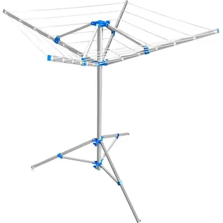 ProPlus Wäschespinne mit Standfuß Grau Metall - Grau