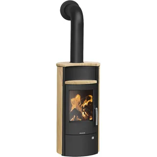 Oranier | Kaminofen | Pori 5 | 5 kW | Stahl Schwarz, Sandstein