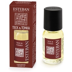 Esteban - Duftkonzentrat Teck & Tonka 15ml - Langanhaltendes Parfum - Einfach zu verwenden - Intensives Aroma
