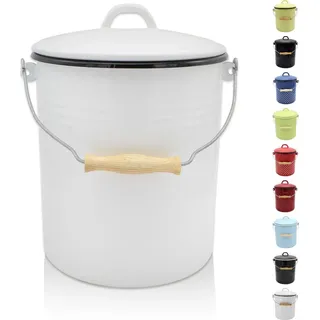 Krüger Mülleimer 10 l Weiß