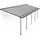 Terrassenüberdachung Sierra 971 x 295 cm grau