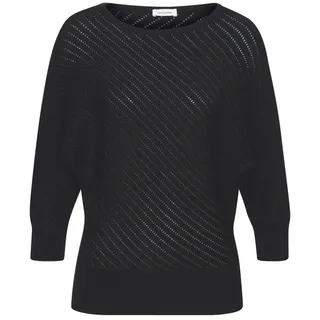 LASCANA 3/4 Arm-Pullover Schwarz 36/38