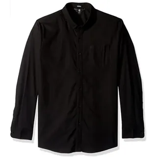 Volcom Jeans Hemd Oxford Stretch schwarz - S