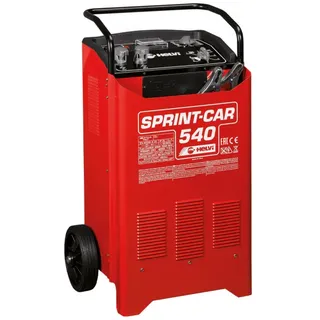 Helvi sprint CAR 540 - Batterieladegerät und Starter auf Rädern - 12/24 V