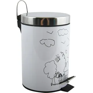 MSV Kosmetikeimer 3 l Silber