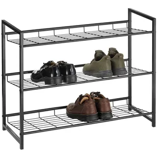 CARO-Möbel Ordo 81 x 107 x 30 cm schwarz / schwarz