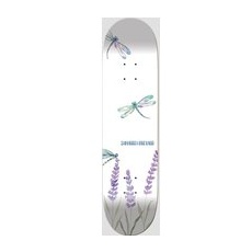 Meow Skateboards Dragonfly 8" Skateboard Deck uni, weiss, Uni